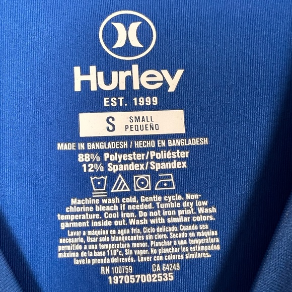 Hurley Men's Long Sleeve Sunny Side Hybrid Stretch - Picture 8 of 9